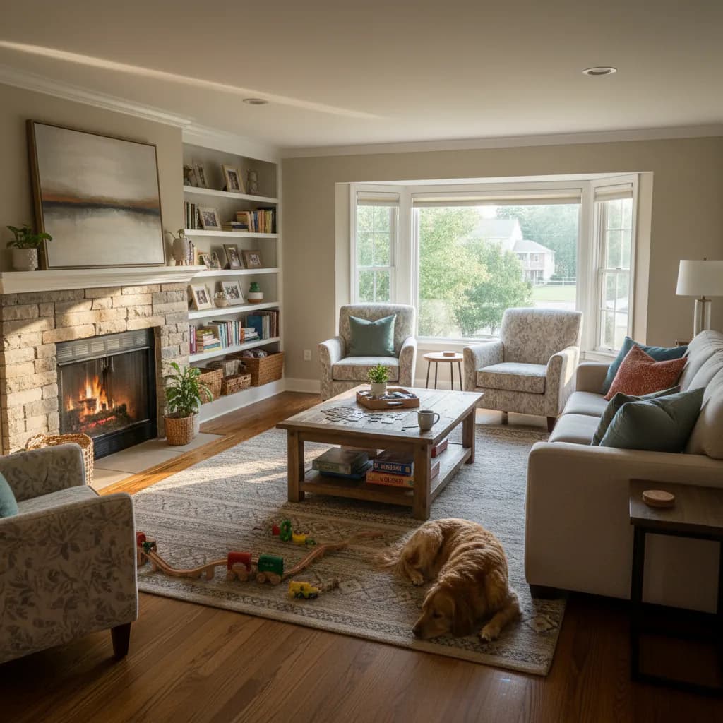 Modern Cozy Living Room